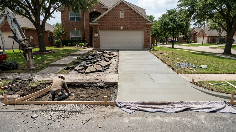 Concrete Removal & Replacement Plano