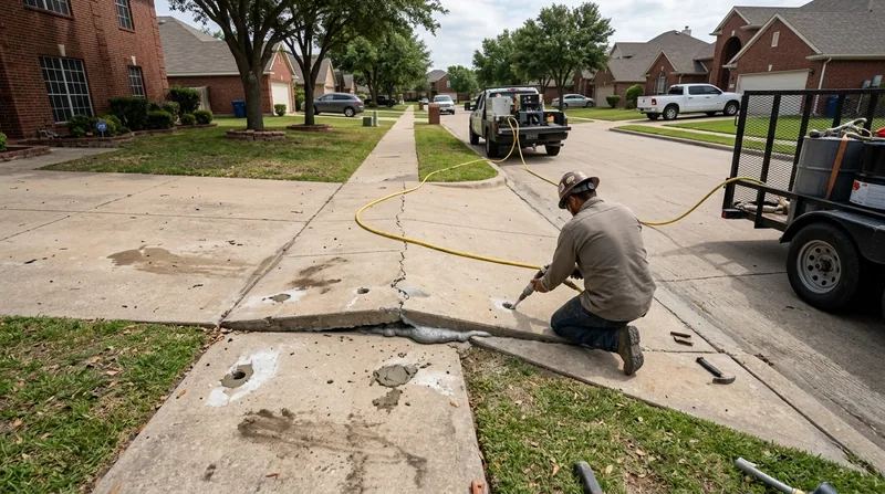 Concrete Leveling & Slab Lifting Plano